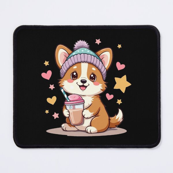 Item preview, bubble tea corgi designed and sold by jkrphoto.