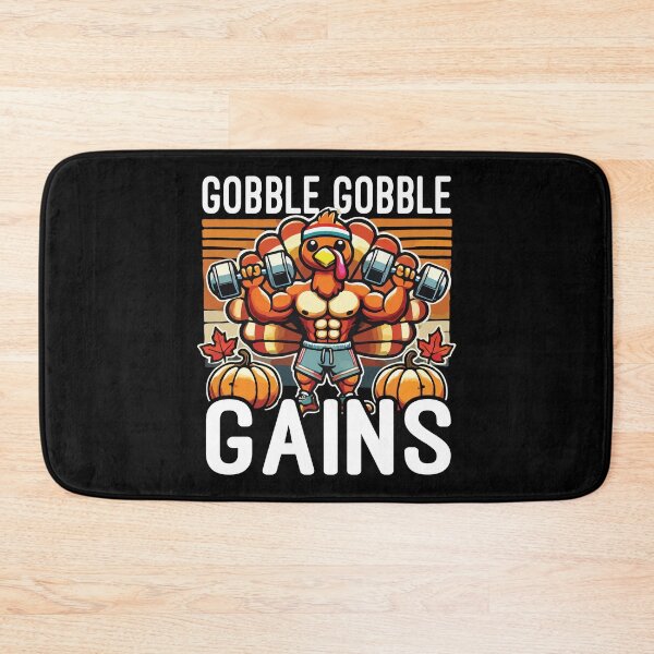 Item preview, Gobble Gobble Gains - Funny Thanksgiving Gym designed and sold by chantastical.