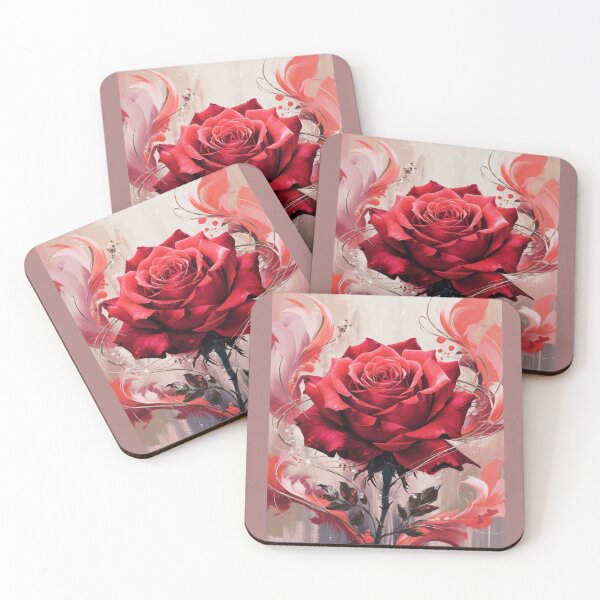 Item preview, Watercolor rose image designed and sold by luna--design.