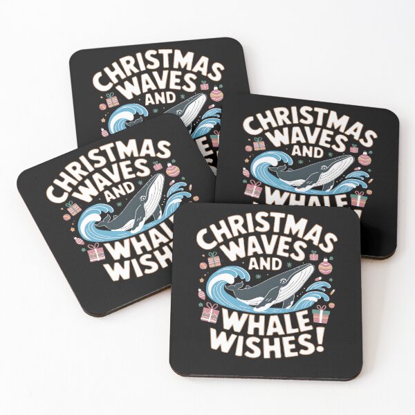 Item preview, Christmas Waves And Whale Wishes Funny Gifts for Christmas designed and sold by KedzikDesigns.