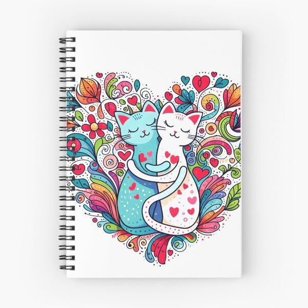 Item preview, cat love sticker designed and sold by Me-design34.