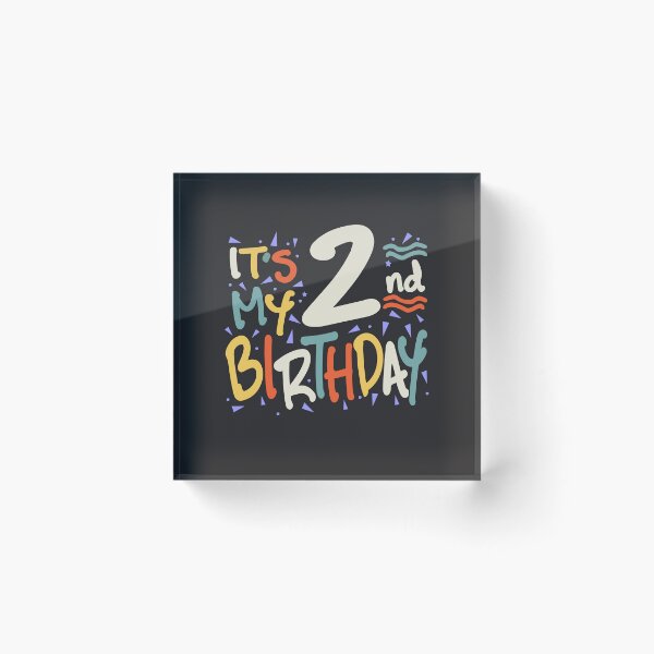 Item preview, Kids It's My 2nd Birthday 2 Two Happy Birthday Boys Girls designed and sold by cidolopez.