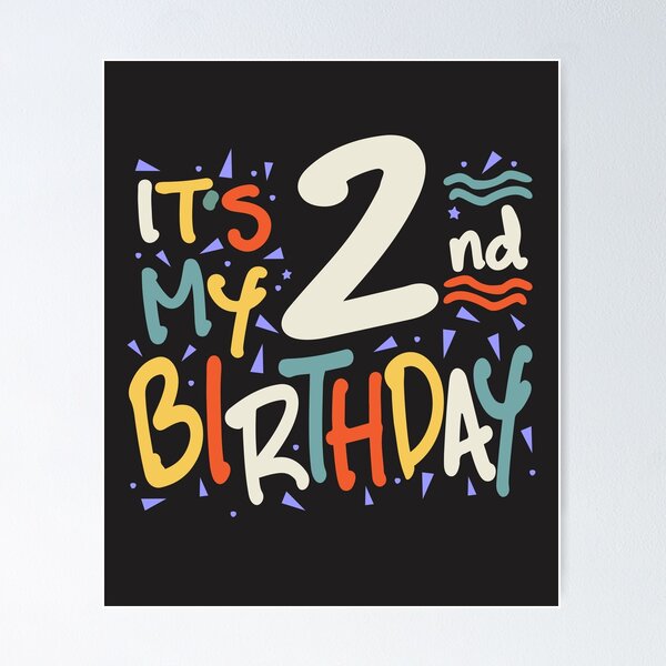 Item preview, Kids It's My 2nd Birthday 2 Two Happy Birthday Boys Girls designed and sold by cidolopez.