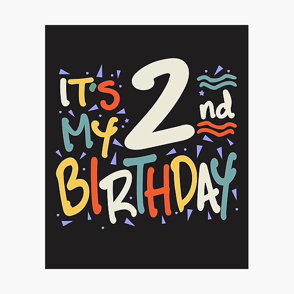 Item preview, Kids It's My 2nd Birthday 2 Two Happy Birthday Boys Girls designed and sold by cidolopez.