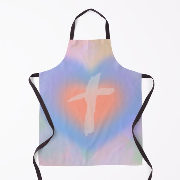 Item preview, Colorful heart Jesus Cross designed and sold by Abelievingheart.