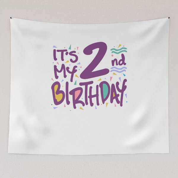 Item preview, Kids It's My 2nd Birthday 2 Two Happy Birthday Boys Girls designed and sold by cidolopez.