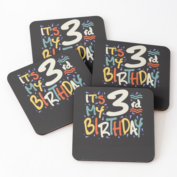 Item preview, Kids It's My 3rd Birthday 3 Three Happy Birthday Boys Girls designed and sold by cidolopez.
