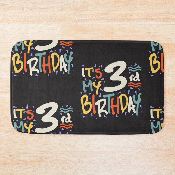 Item preview, Kids It's My 3rd Birthday 3 Three Happy Birthday Boys Girls designed and sold by cidolopez.