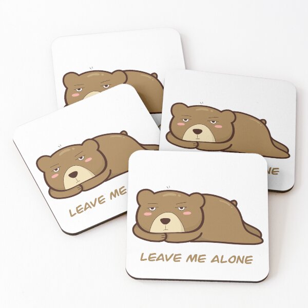 Item preview, Leave me alone bear nap designed and sold by Pakukuma.