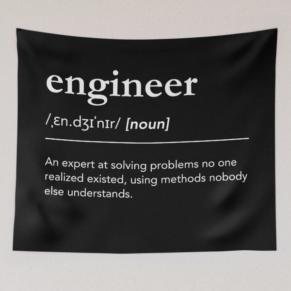 Item preview, Funny Definition of Engineer, Engineer Dictionary designed and sold by lagunaklein.
