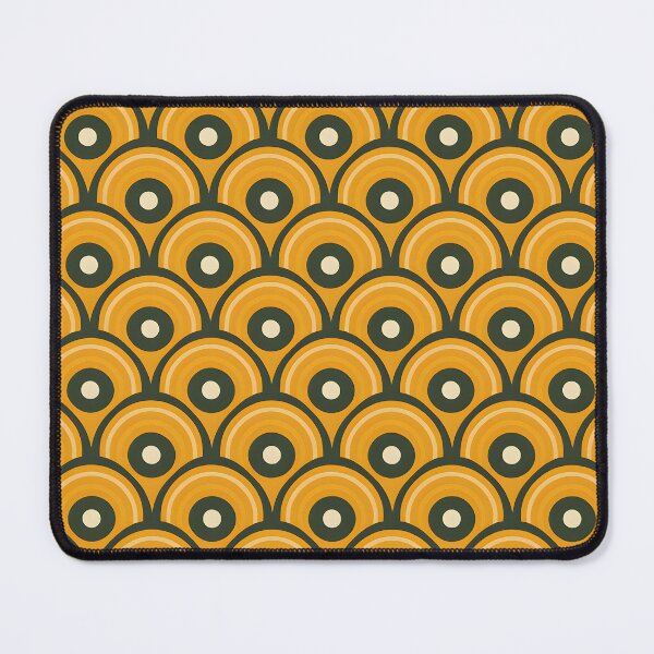 Item preview, Mid Century Modern  Geometric  Circles ,  Yellow designed and sold by Prints and Lifestyle.