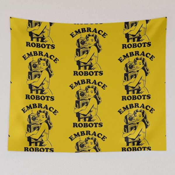Item preview, Embrace Robots - Funny AI Humor designed and sold by isstgeschichte.