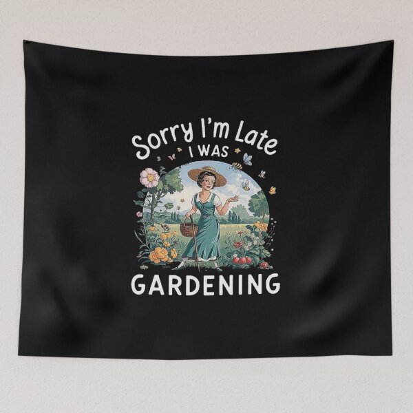 Item preview, Vintage Gardening Lady - Retro Design for Nature Lovers and Gardeners designed and sold by love3617.