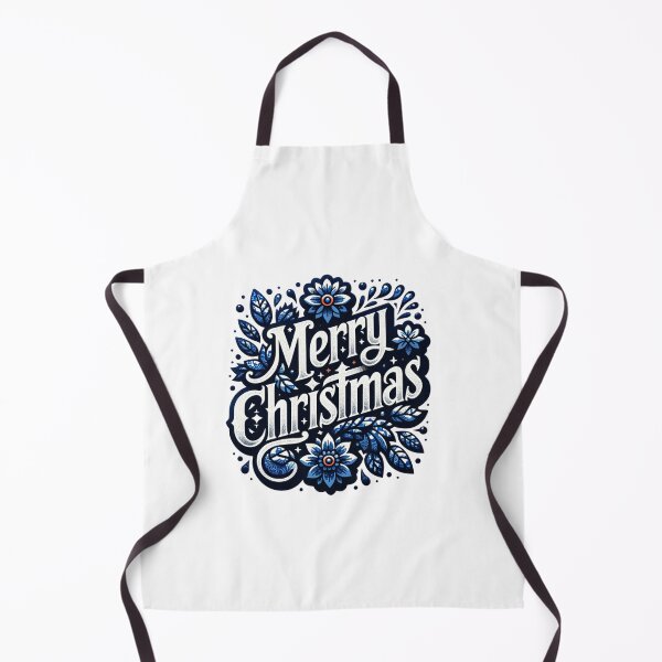 Item preview, Blue Marry Christmas designed and sold by Ginngers.