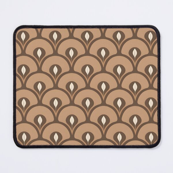 Item preview, Mid Century Modern  Geometric  Circles ,  Brown  designed and sold by Prints and Lifestyle.