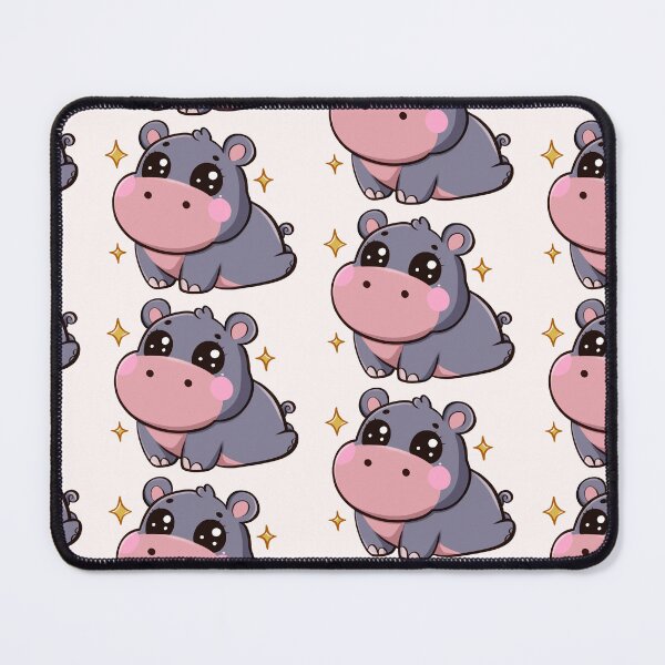 Item preview, Pygmy hippo design, Baby hippo, Moo Deng desing, Moo Deng stickers. Playful Hippo Trending  designed and sold by RosieArtGallery.