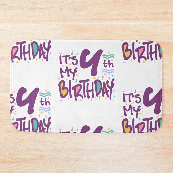 Item preview, Kids It's My 4th Birthday 4 Four Happy Birthday Boys Girls designed and sold by cidolopez.