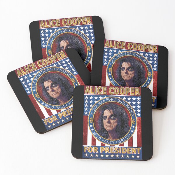 Item preview, ALICE Cooper For President designed and sold by Jone Cham.