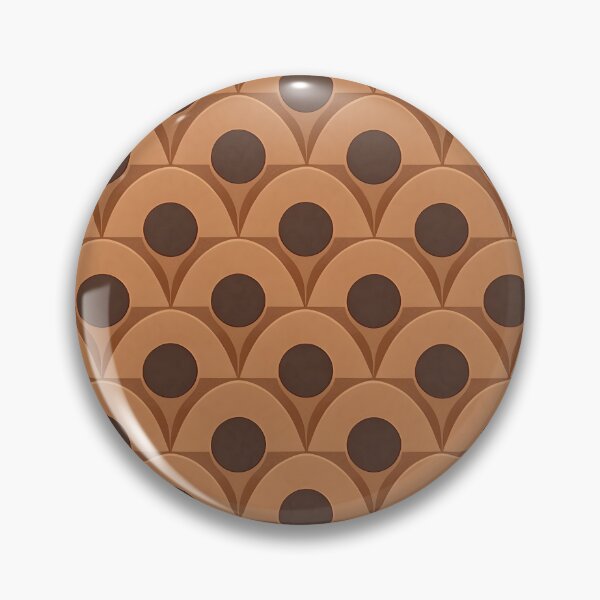 Item preview, Mid Century Modern  Geometric  Circles ,   Brown designed and sold by Prints and Lifestyle.