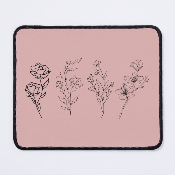Item preview, Four Flowers designed and sold by Illustrated Faith.