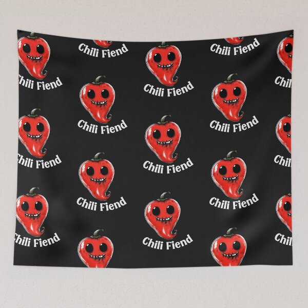 Item preview, Chili Fiend Kawaii Spooky Chili Monster For Spicy Food Fan designed and sold by KawaiiMotto.