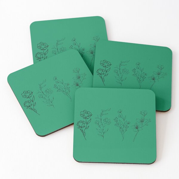 Item preview, Four Flowers designed and sold by Illustrated Faith.