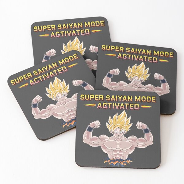 Aperçu de l'œuvre Mode Goku Super Saiyan activé créée et vendue par BugiDesignArt.