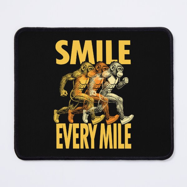 Item preview, Smile Every Mile Funny Full Marathon Runner Monkey Running designed and sold by GrandeDuc.