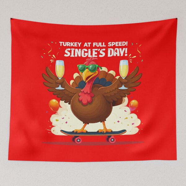 Item preview, Party Turkey: Colorful Madness on Single's Day! designed and sold by maritas22.