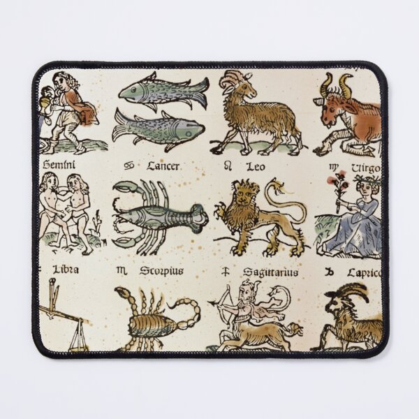 Item preview, Medieval Zodiac designed and sold by BlueSpecsStudio.