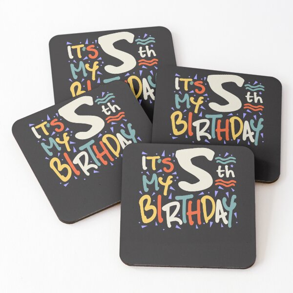 Item preview, Kids It's My 5th Birthday 5 Five Happy Birthday Boys Girls designed and sold by cidolopez.