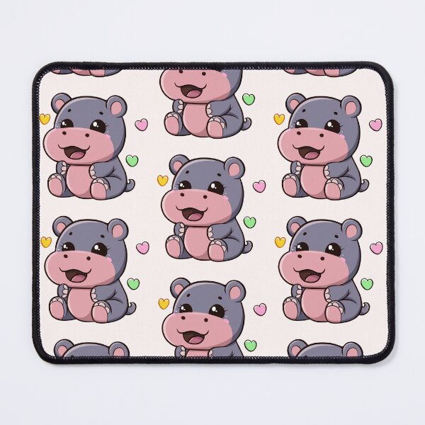 Item preview, Pygmy hippo design, Baby hippo, Moo Deng desing, Moo Deng stickers. Playful Hippo Trending  designed and sold by RosieArtGallery.