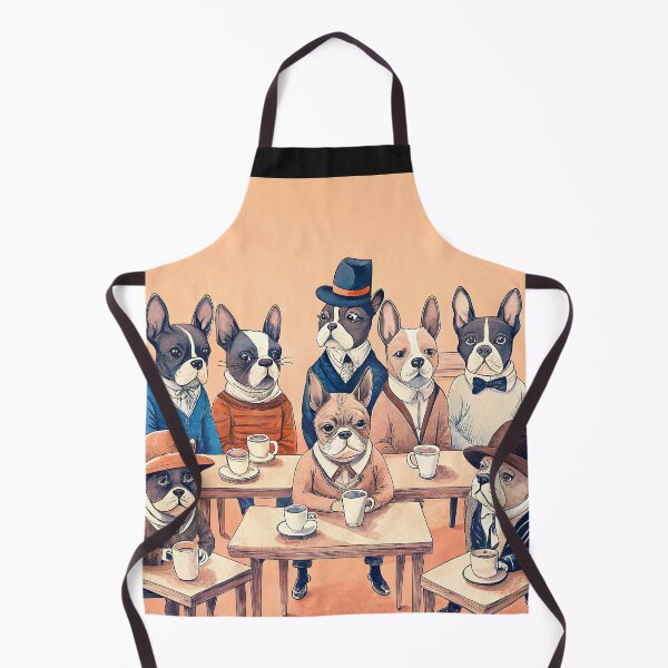 Item preview, French Bulldog coffee fans designed and sold by AhArtMe.
