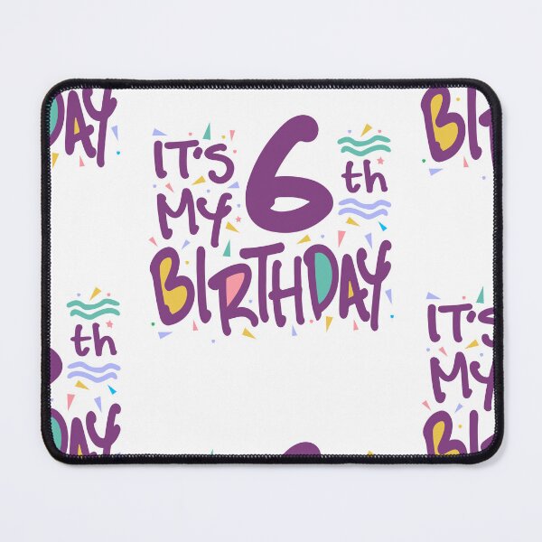 Item preview, Kids It's My 6th Birthday 6 Six Happy Birthday Boys Girls designed and sold by cidolopez.