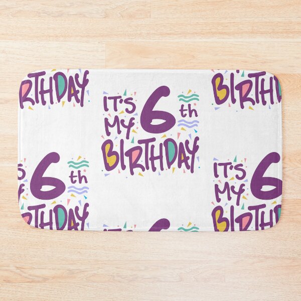 Item preview, Kids It's My 6th Birthday 6 Six Happy Birthday Boys Girls designed and sold by cidolopez.