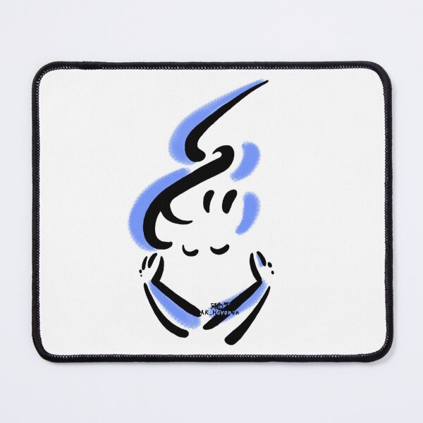 Item preview, Kopie von Self hug Drawing black and Blue designed and sold by AK-Hevonen.