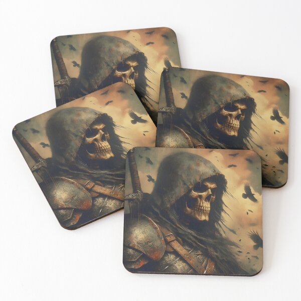 Item preview, Medieval Skeleton Knight designed and sold by GalleryBrisArt.
