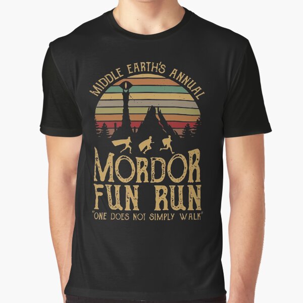 Item preview, Middle Earths Annual Mordor Fun Run designed and sold by heliantusannuus.