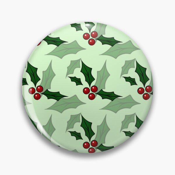 Item preview, Holly Christmas Green pattern  designed and sold by RozhmarisArt.