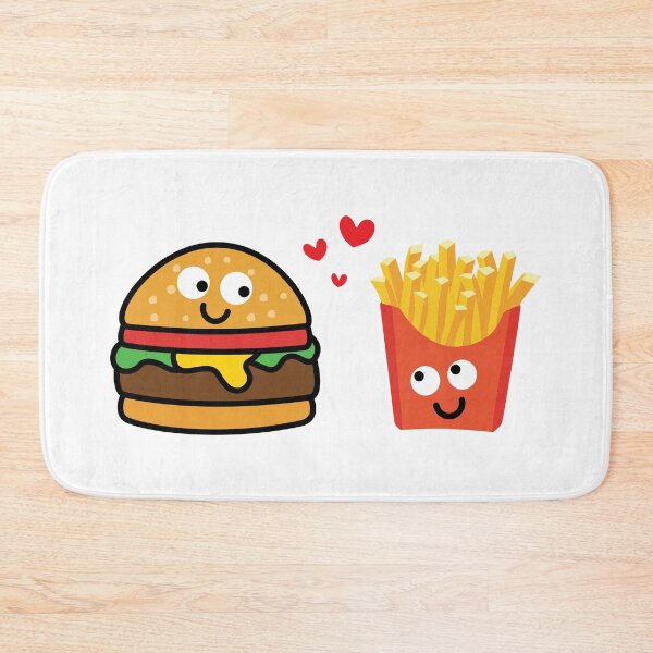 Item preview, burger & fries designed and sold by Newmyles.