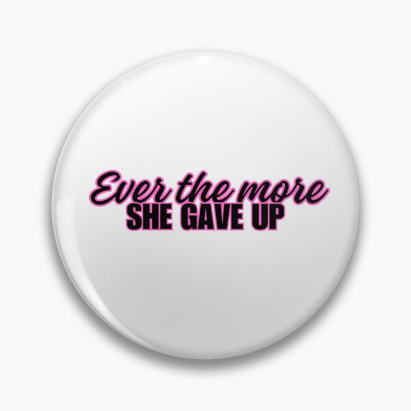 Item preview,  Ever the more, she gave up  (black version) designed and sold by well0kthen.