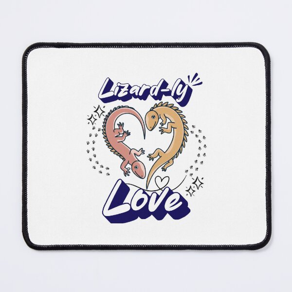Item preview, Minimalist Lizard-ly Love - Heart-Shaped Lizard Art designed and sold by gk-creations.