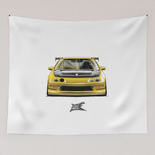 Item preview, integra dc4 typer race car yellow  designed and sold by NaquashM.