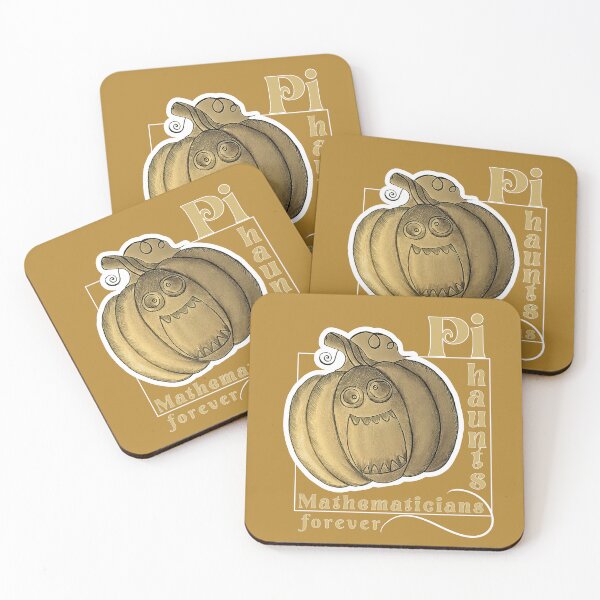 Item preview, Pi haunts mathematicians forever with scary funny pumpkin face designed and sold by 5Petals.