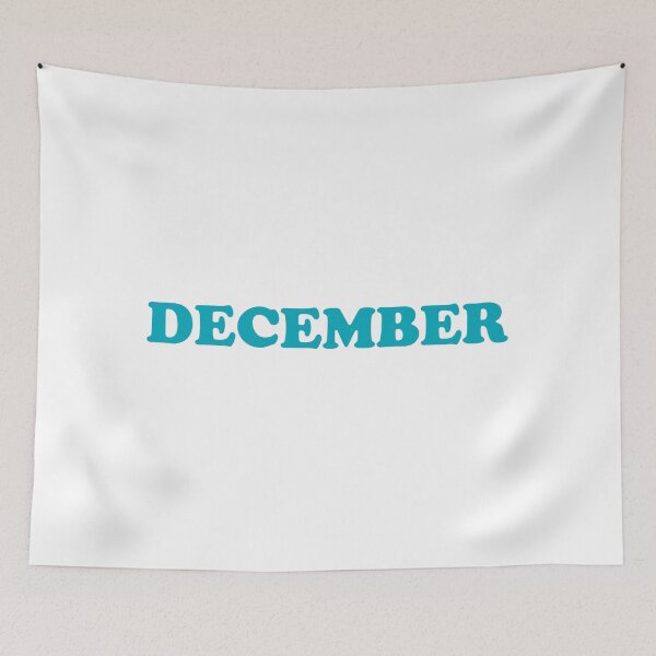 Item preview, DECEMBER  teal designed and sold by Inspirationmotivation.
