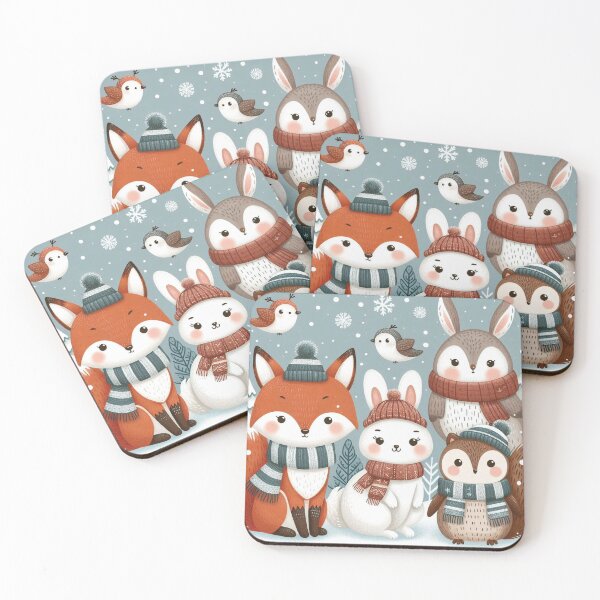 Item preview, Winter Woodland Creatures designed and sold by crazirious.