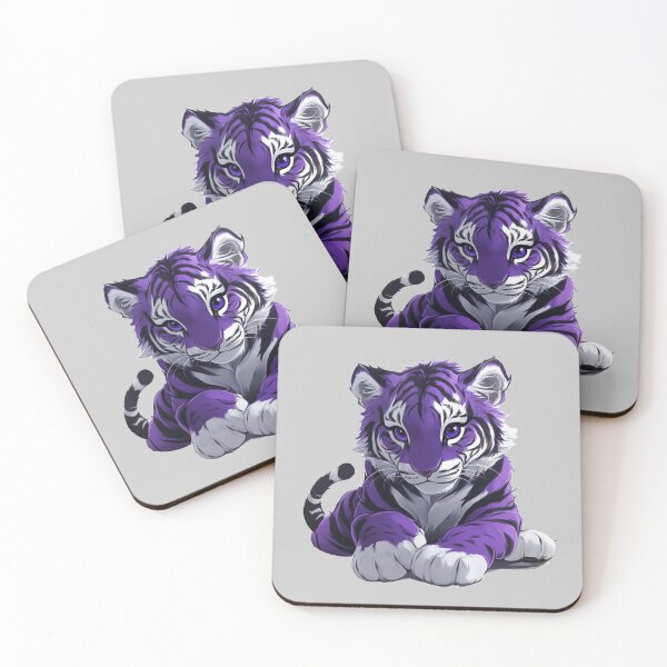 Item preview, Tiger cub Asexual flag colors designed and sold by KatyChristoff.