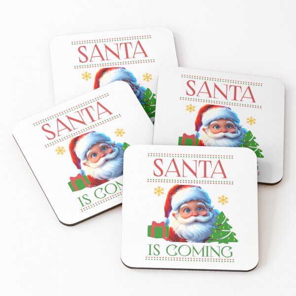 Item preview, Festive Santa Claus "Santa is Coming" - Christmas Holiday designed and sold by MystiqSlav.