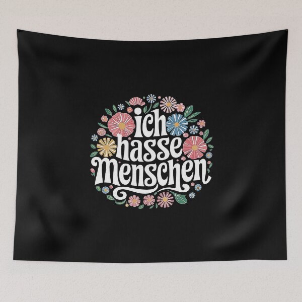 Item preview, Ich Hasse Menschen - Funny Anti-Social Statement designed and sold by love3617.