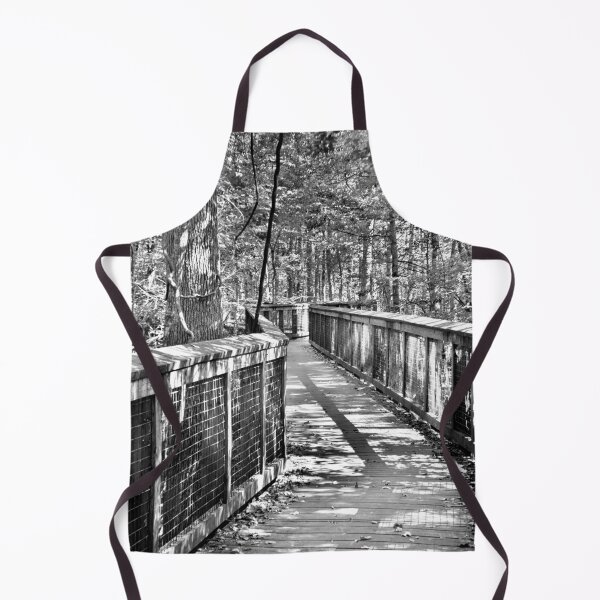 Item preview, Walking Through Congaree National Park South Carolina Black And White designed and sold by LisaWootenPhoto.